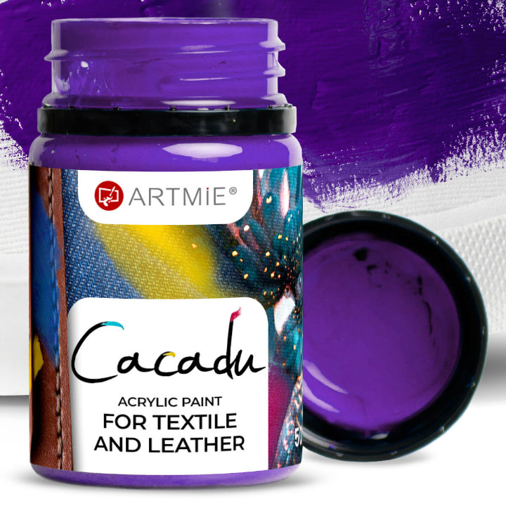ARTMIE Cacadu Textil- und Lederfarbe 50 ml – 21 Ultramarin