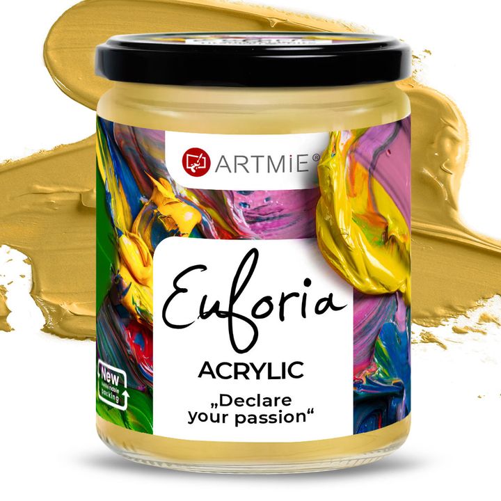 ARTMIE Euforia Acrylfarbe 430 ml – 131 Ocker Gelb