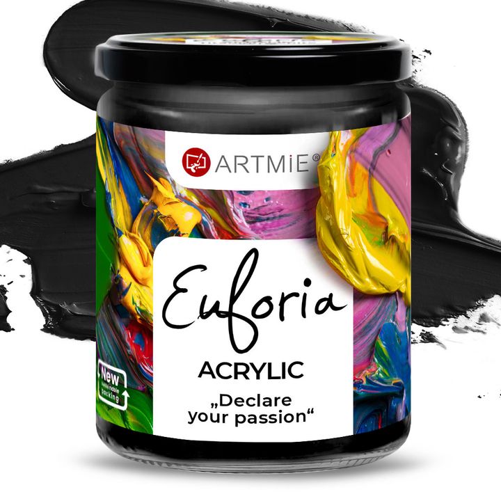 ARTMIE Euforia Acrylfarbe 430 ml – 540 mars schwarz