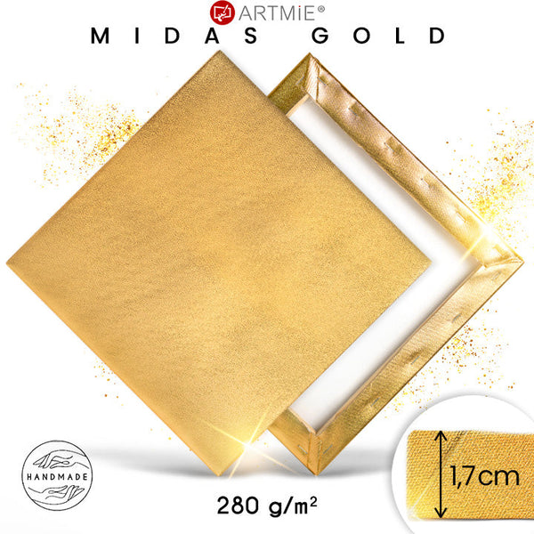 ARTMIE MIDAS Goldene Leinwand auf Keilrahmen | verschiedene Größen — Bild 21