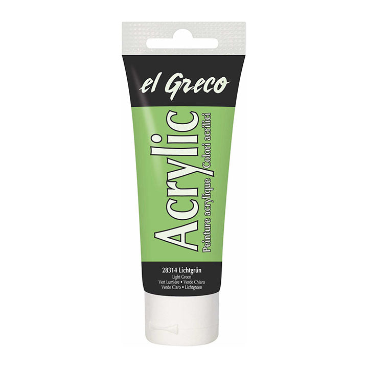 El Greco Acrylfarbe 75 ml | verschiedene Farben - Blassgrün