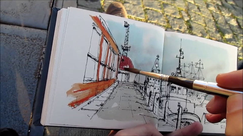 Urban sketching | Впуснете се по улиците с писалка и четка