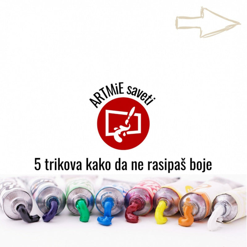 5 trikova kako ne rasipati boje za slikanje
