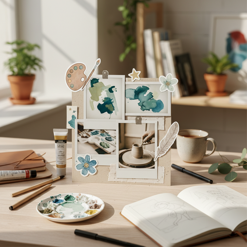 Die Geheimnisse des Scrapbookings entdecken: Wie man aus einfachen Komponenten Kunstwerke schafft