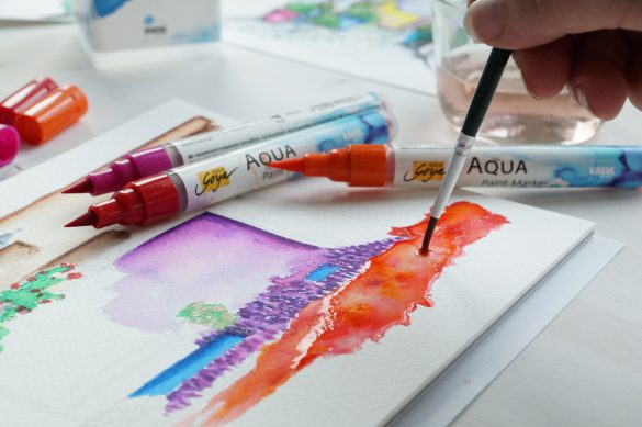 Haben Sie die magischen Geheimnisse der Aquarellmarker entdeckt?