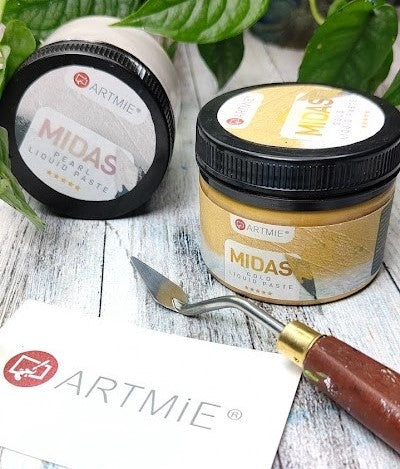 Neue Möglichkeiten mit der flüssigen Metallic-Paste ARTMIE MIDAS