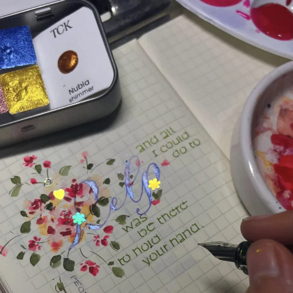 Adding Metallic Accents to an Artwork
