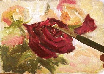 Wie malt man einfach eine Rose?