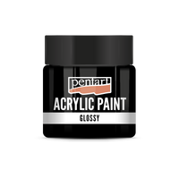 acrylic paint glossy 50 ml – Schwarz