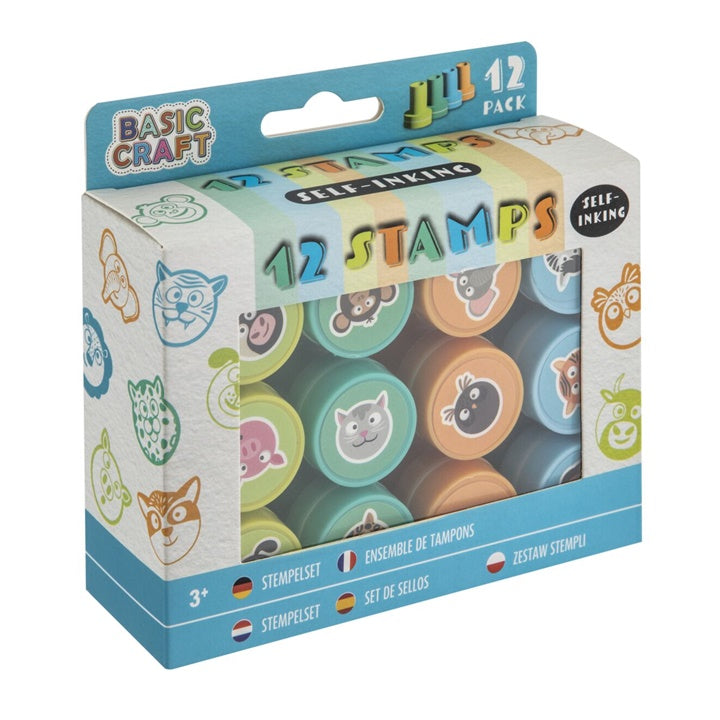 12 selbstfärbende Stempel | verschiedene Designs — Bild 4
