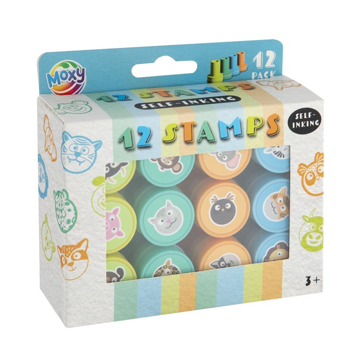 12 selbstfärbende Stempel | verschiedene Designs — Bild 5