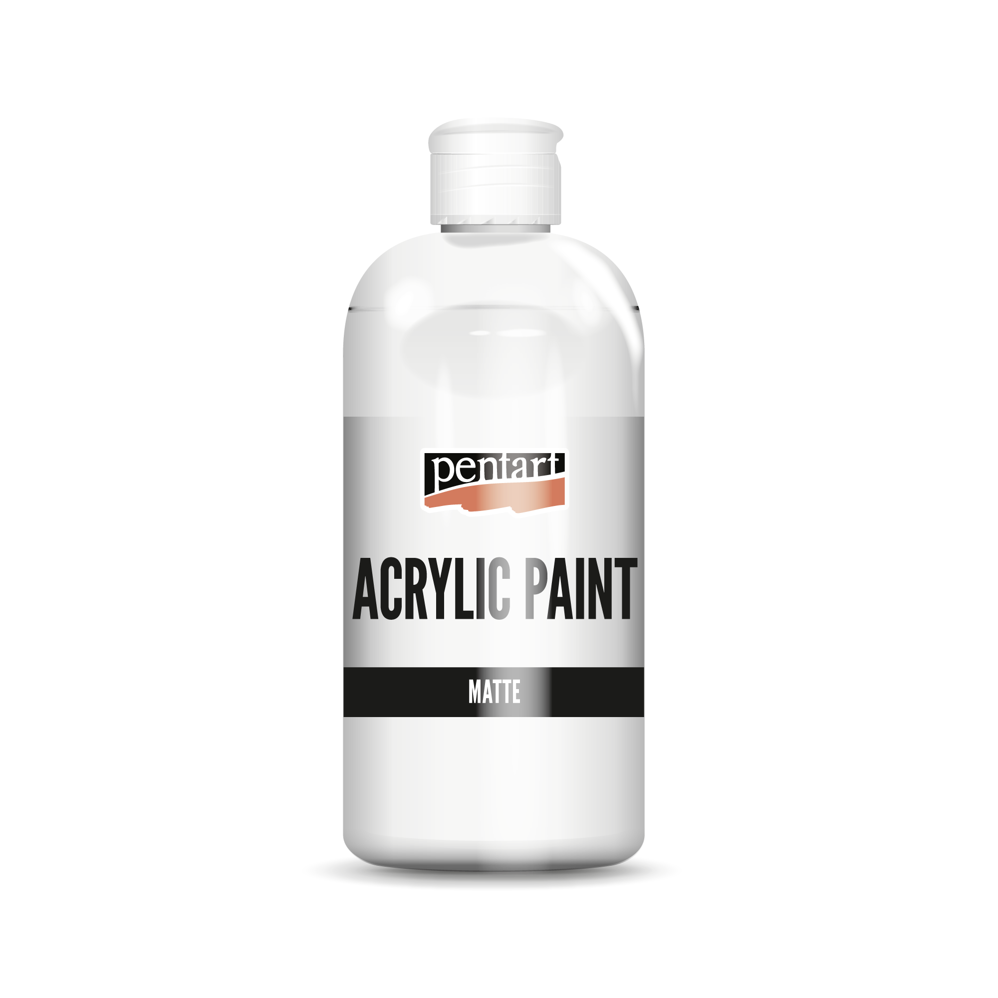 Matte Acrylfarbe Pentart 500 ml Weiß