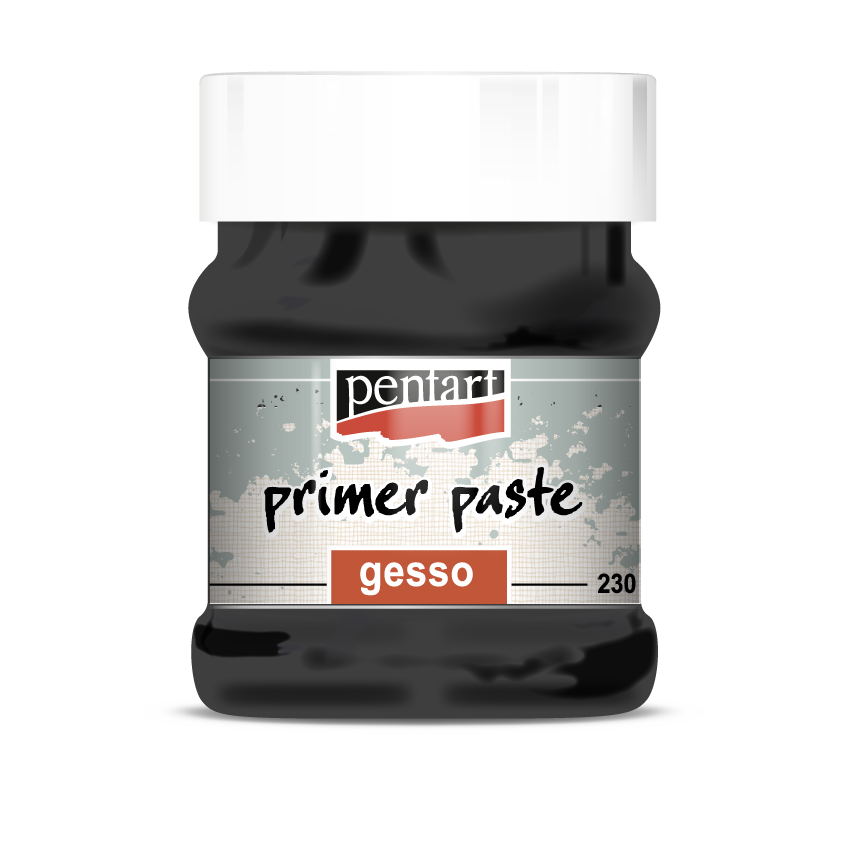 Pentart Primer paste Grundierpaste 230 ml, Schwarz