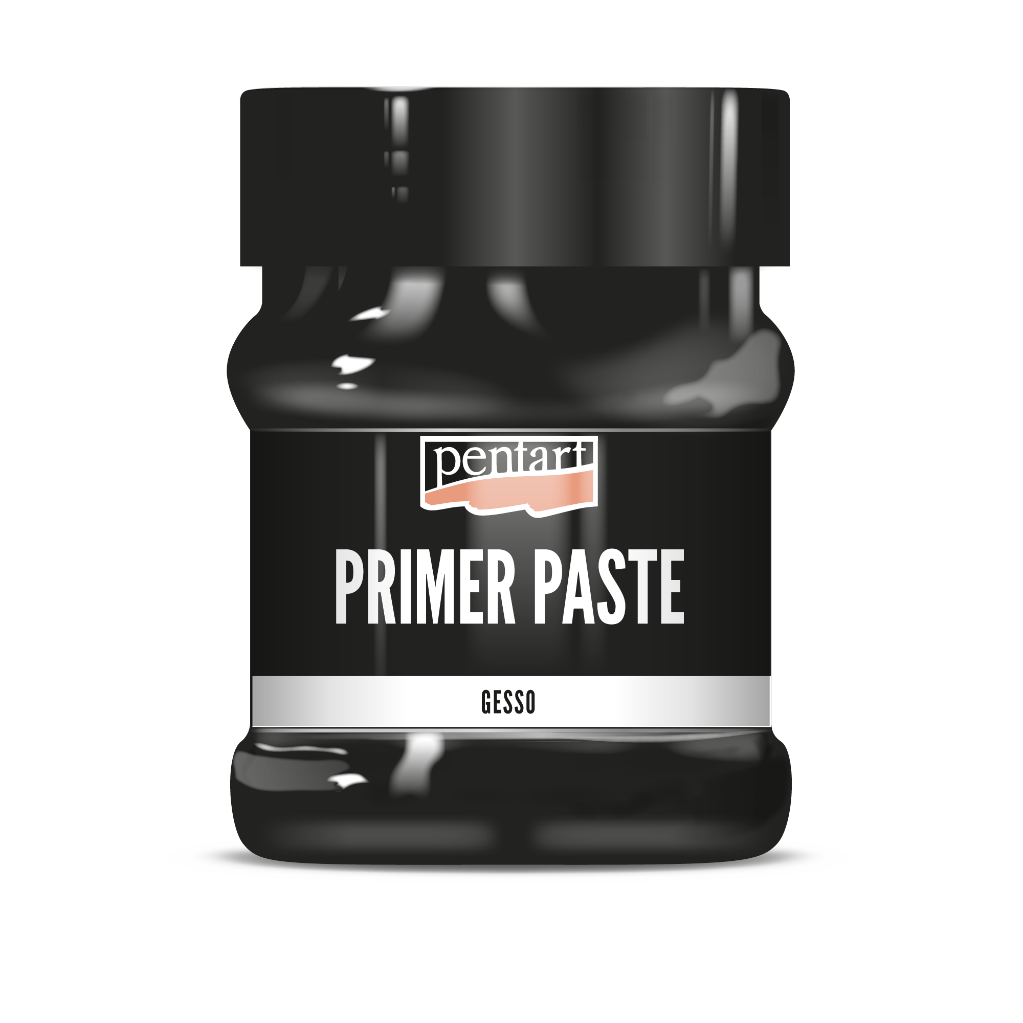 Pentart Primer paste Grundierpaste 230 ml, Schwarz
