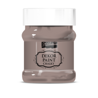 Dekorative Kreidefarbe Chalky Pentart - 230 ml – milk-chocolate