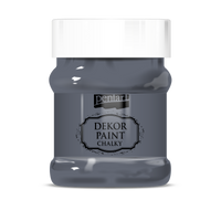 Dekorative Kreidefarbe Chalky Pentart - 230 ml – graghite-gray