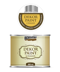 Pentart Chalky Dekorationsfarbe 500 ml – tangerine