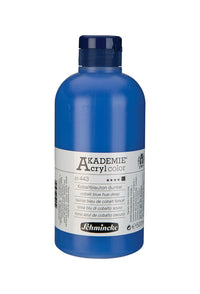 Schmincke AKADEMIE Acryl color Acrylfarbe 500 ml – 443 Kobaltblau tief imit.