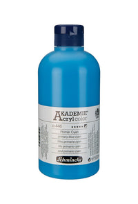 Schmincke AKADEMIE Acryl color Acrylfarbe 500 ml – 446 Primärblau Cyan