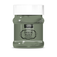 Dekorative Kreidefarbe Chalky Pentart - 230 ml – khaki green