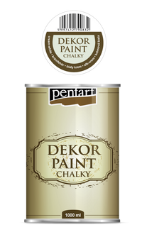 dekor paint chalky 1000 ml – Creme