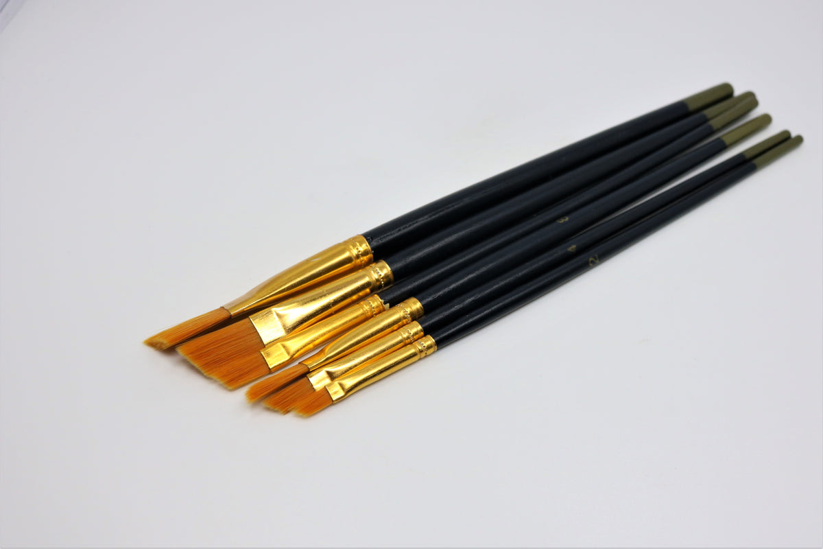 Pentart Pinselset – 6-teilig – bis 11, Flach-schräg