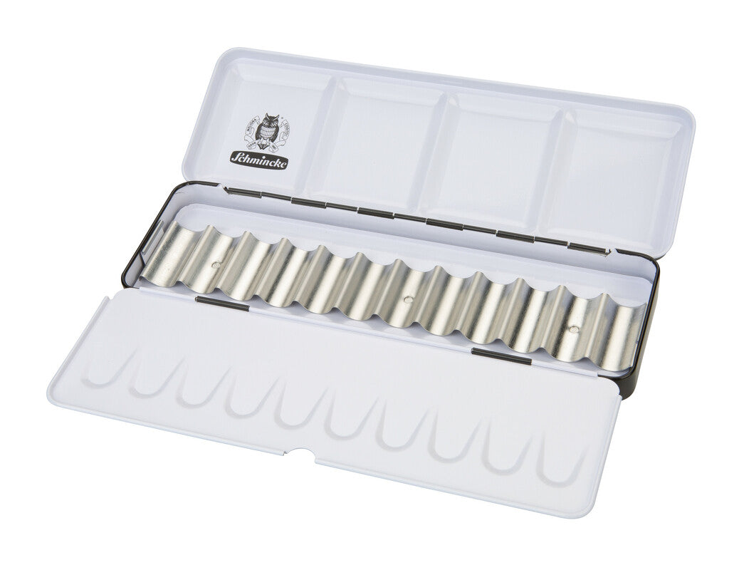 Schmincke Leerkasten aus Metall für 12 x 5 ml Tuben