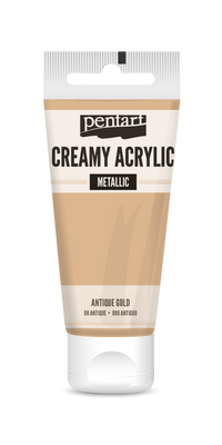 creamy acrylic metallic 60 ml – Antikgold