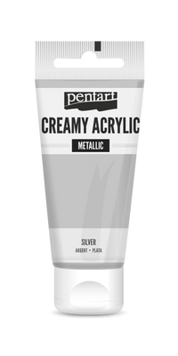 creamy acrylic metallic 60 ml – Silber