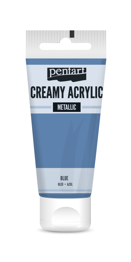 creamy acrylic metallic 60 ml – Blau