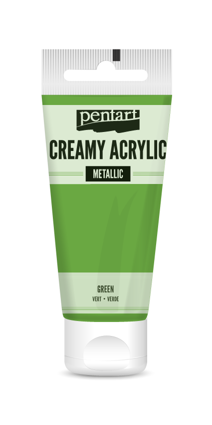 creamy acrylic metallic 60 ml – Grün