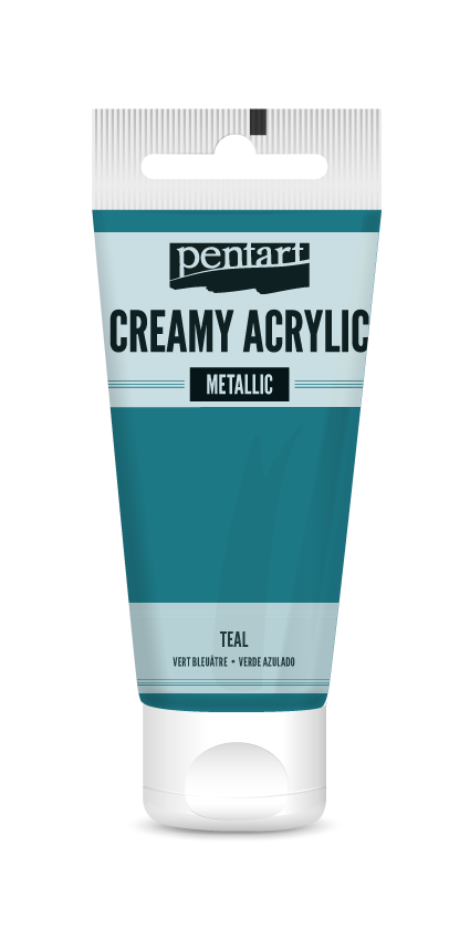 creamy acrylic metallic 60 ml – Petrol