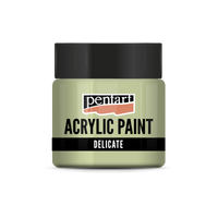 Delicate Metallic Acrylfarbe 50 ml – greenish silver