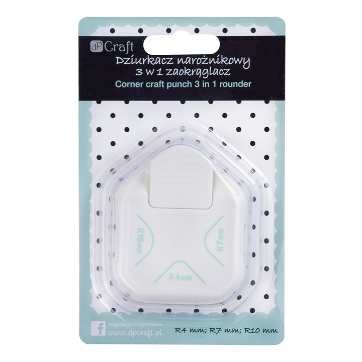3-in-1-Kantenstanze | abgerundete Ecken — Bild 1