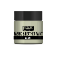 delicate fabric & leather paint 50 ml – Weißgold