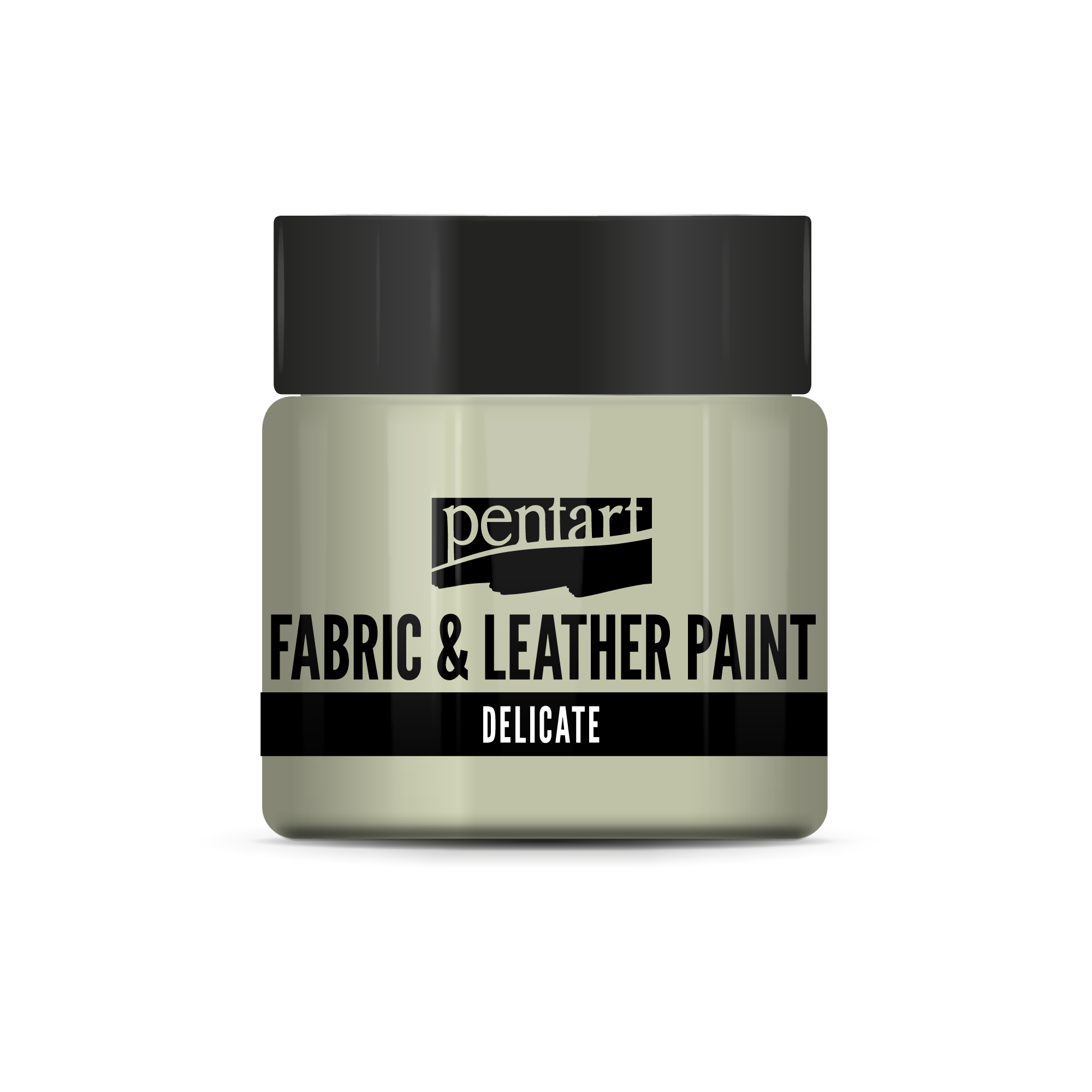 delicate fabric & leather paint 50 ml – Weißgold