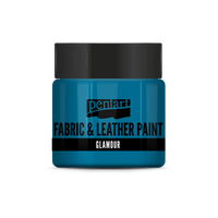 glamour fabric & leather paint 50 ml – Silberblau
