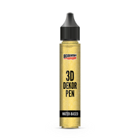 Pentart 3D Decor Pen Glitzer-3D-Stift - Gold, 30 ml