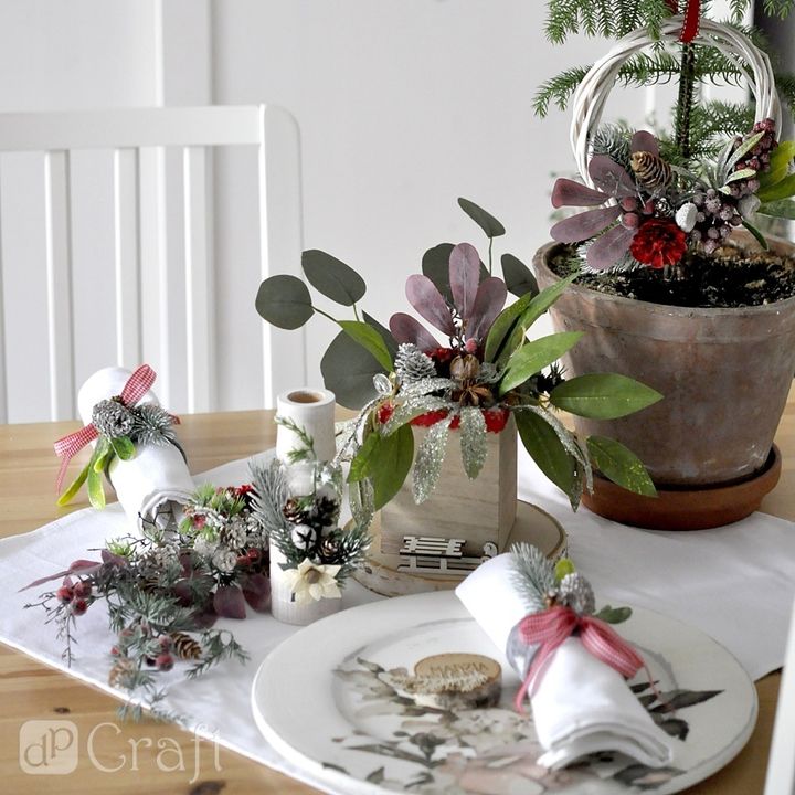 3D Dekorativer Weihnachtszweig — Bild 4