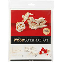 3D Holzmodell Motorrad — Bild 3