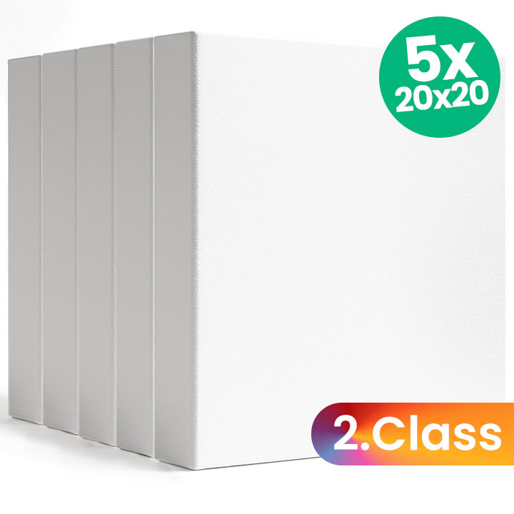 3D-Leinwand-Set - 5 Stück - 2. Qualität - 20x20 cm — Bild 8