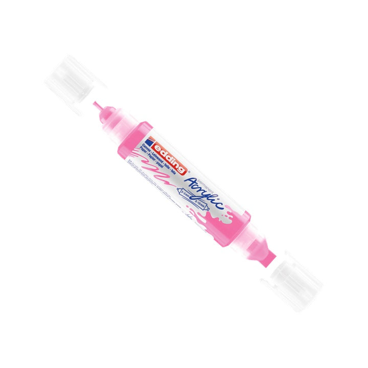 Edding 5400 3D-Doppel-Acrylmarker | verschiedene Farbtöne | neónovoružová