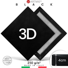 3D Schwarze Künstlerleinwand PROFI auf Keilrahmen | verschiedene Größen — Bild 23