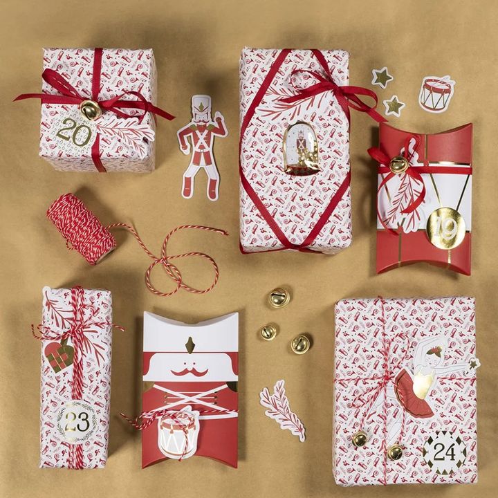 3D-Weihnachtsaufkleber-Set 6 Stück | Schneekugeln — Bild 6