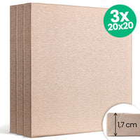 3er-Set NATURE ECO Malerei Leinwände — Bild 2