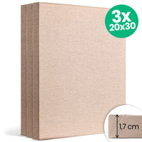 3er-Set NATURE ECO Malerei Leinwände — Bild 2