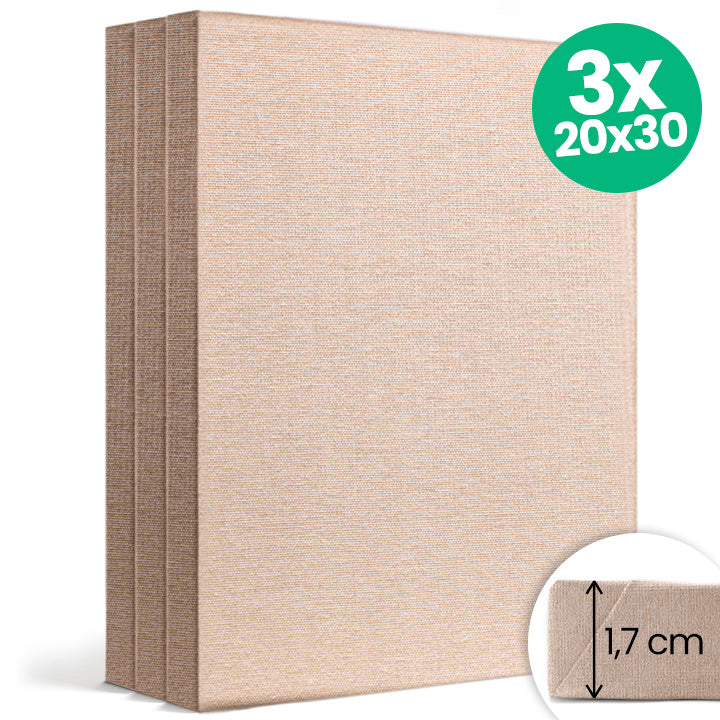 3er-Set NATURE ECO Malerei Leinwände — Bild 2