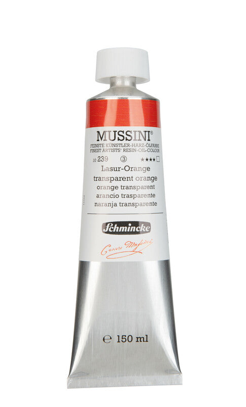 Schmincke MUSSINI Ölfarben 150 ml – 239 Lasurorange