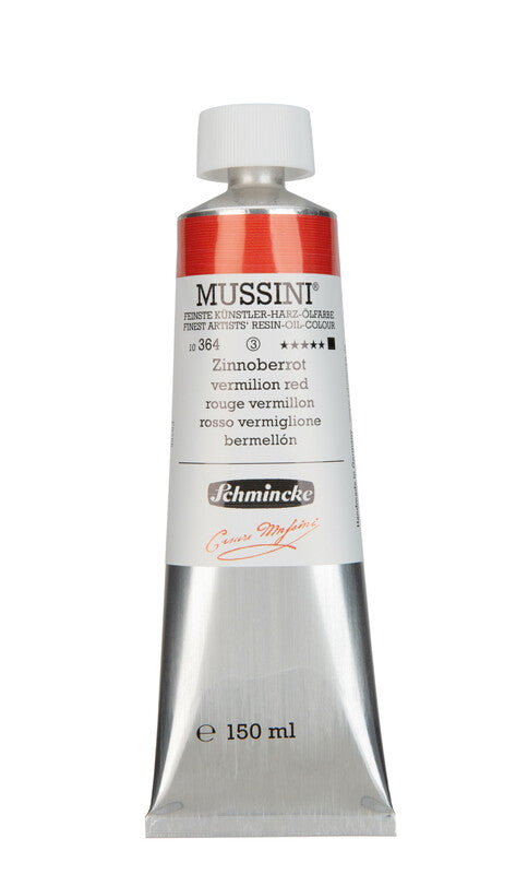 Schmincke MUSSINI Ölfarben 150 ml – 364 Zinnoberrot
