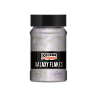 Pentart Galaxy Flakes Flocken 15 g - Mond white